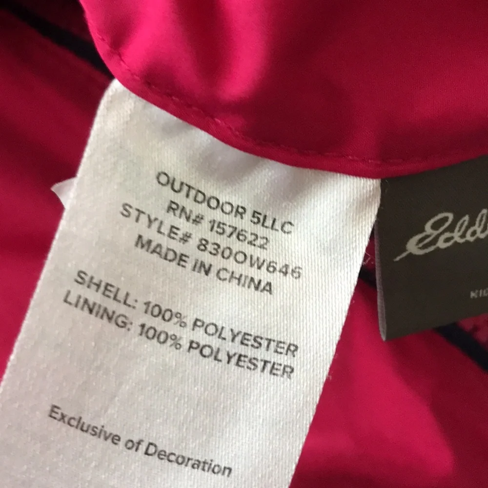 Eddie Bauer Girls' Lightweight Reversible Hooded Fleece Jacket | M 10-12